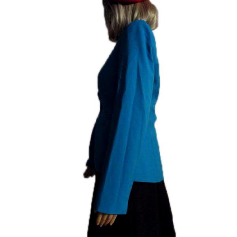 Calvin Klein Jacket Teal Size 4 (SKU 00023… - Picture 2 of 6